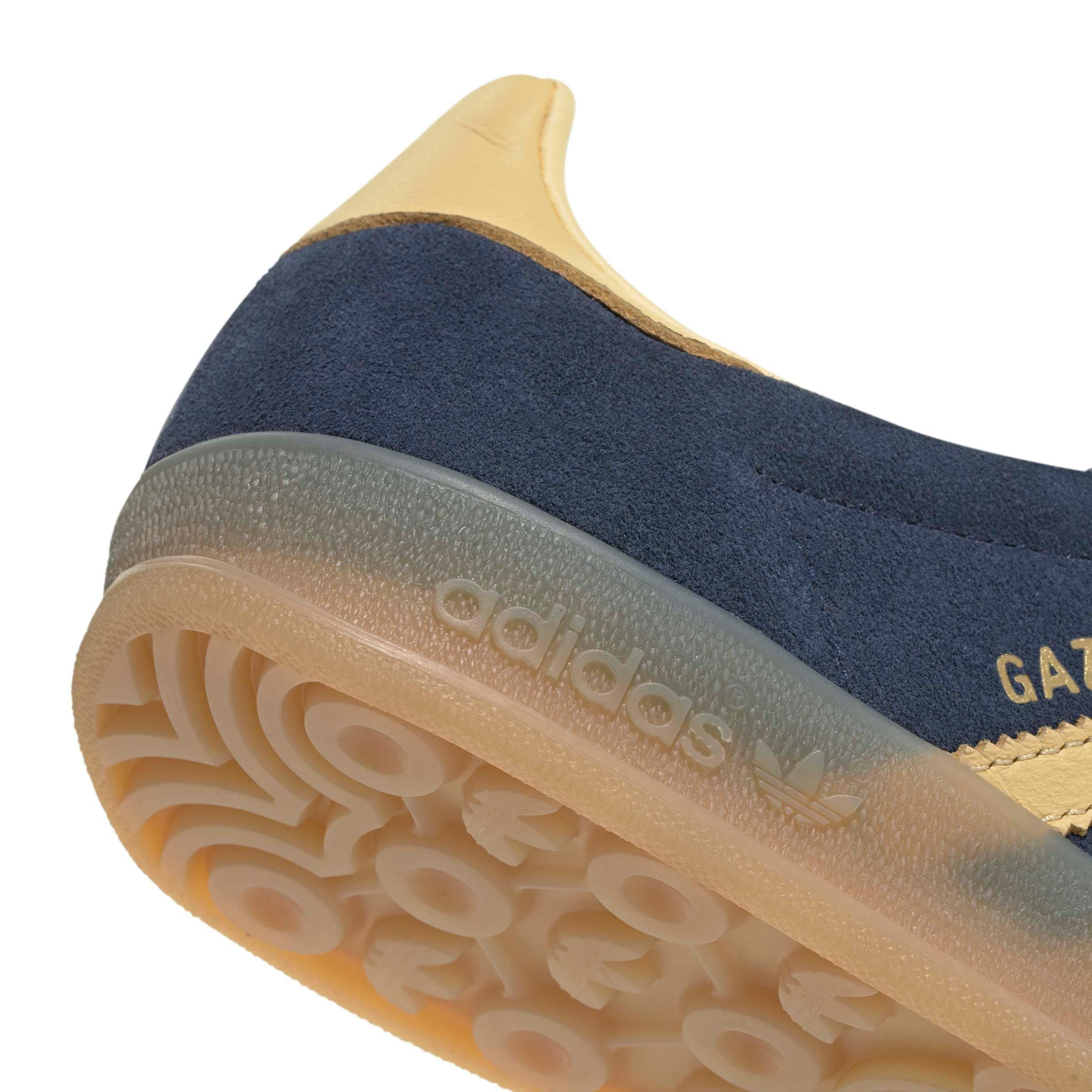 adidas Originals Gazelle Indoor "Night Indigo/Orange Tint/Gum 4" Women's Shoe - INDIGO/ORANGE/GUM Thumbnail View 7