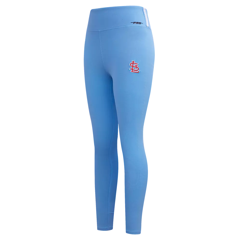 Pro Standard Women's MLB St. Louis Cardinals Retro Classic Jersey Leggings - University Blue - UNIVERSITY BLUE