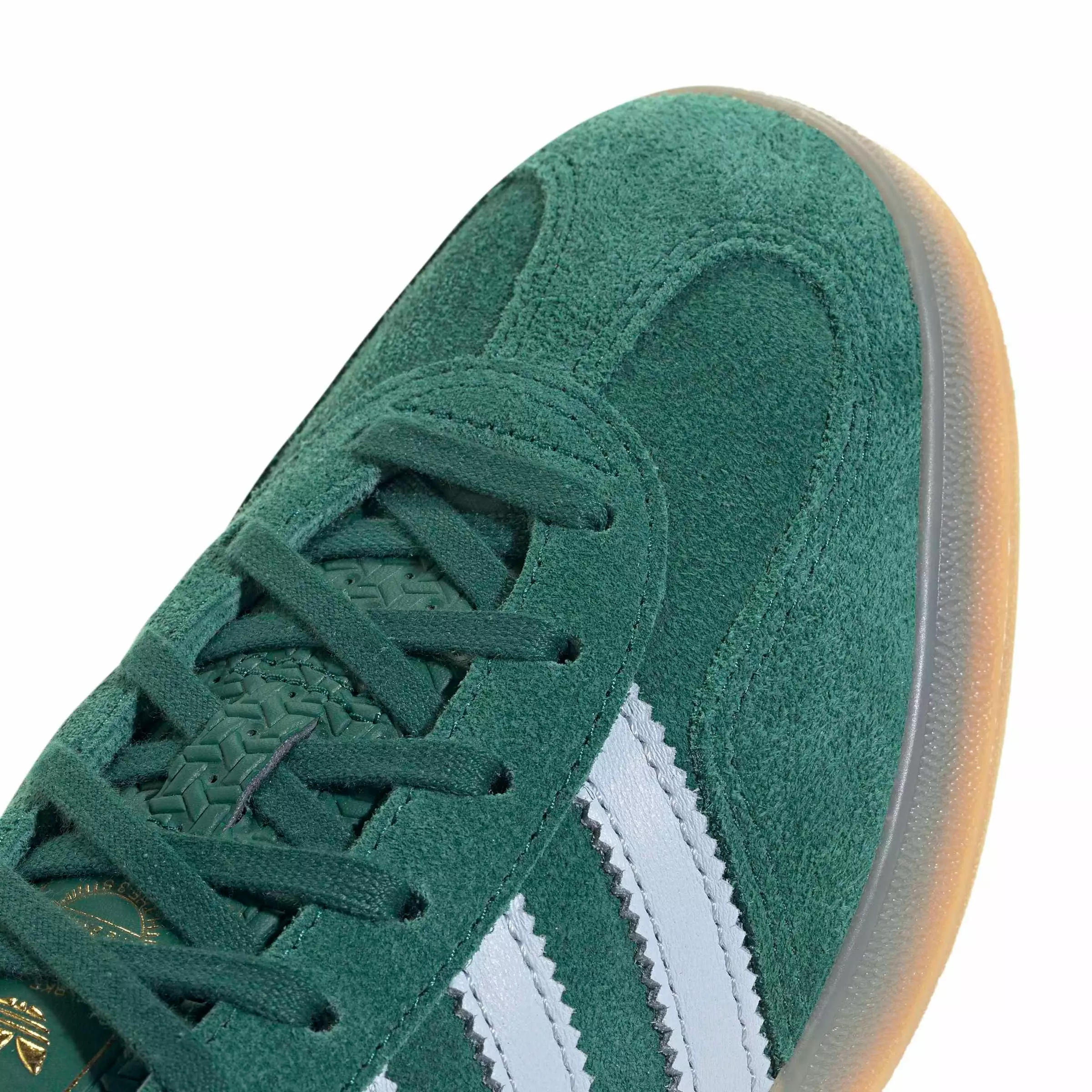 adidas Originals Gazelle Indoor "Collegiate Green/Crystal Sky/Gum 4" Women's Shoe - GREEN/SKY/GUM