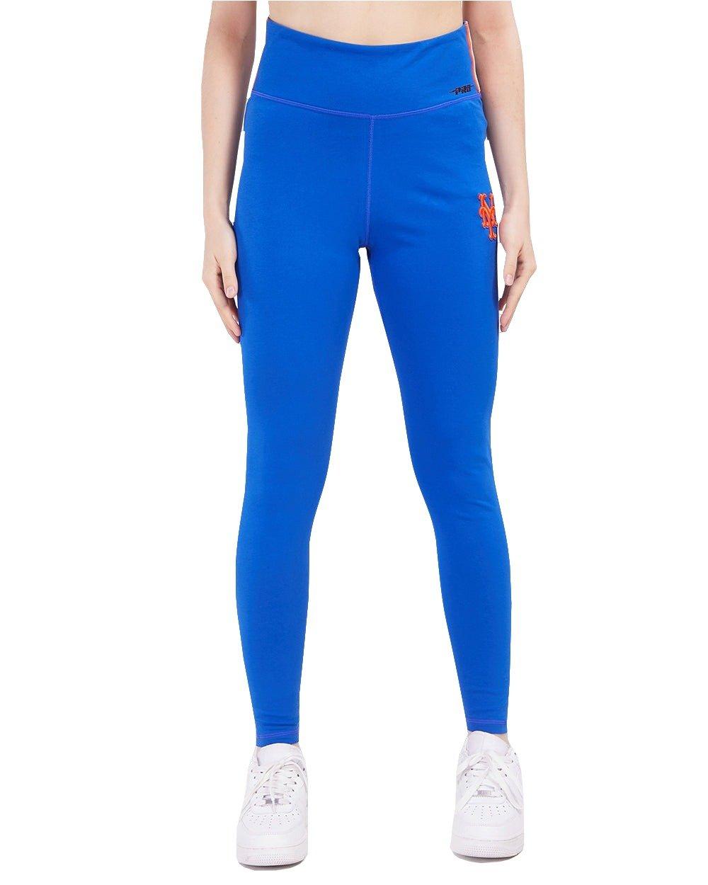 Pro Standard Women's MLB New York Mets Retro Classic Jersey Leggings - Royal - ROYAL Thumbnail View 1