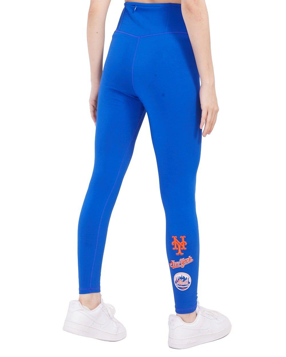 Pro Standard Women's MLB New York Mets Retro Classic Jersey Leggings - Royal - ROYAL Thumbnail View 2