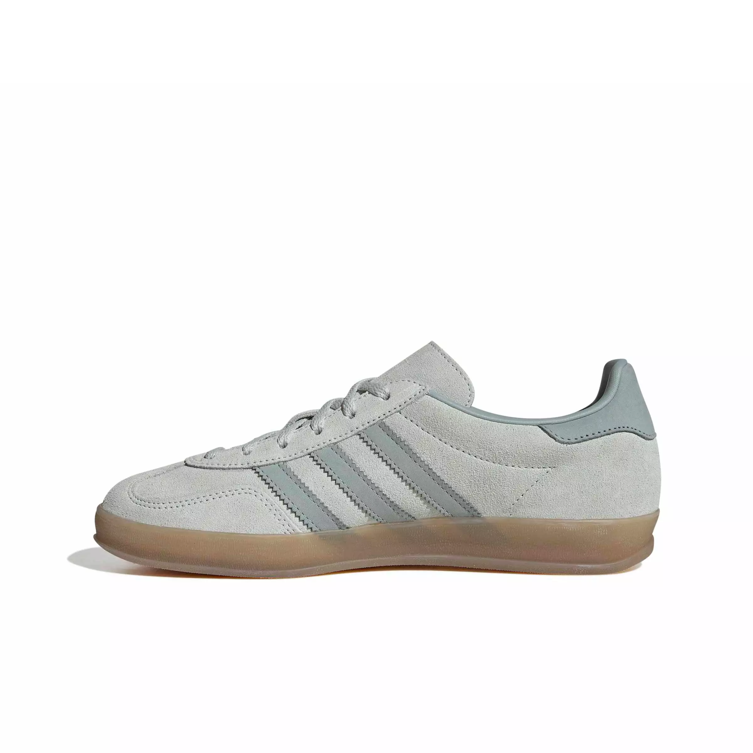 adidas Originals Gazelle Indoor "Linen Green/Wonder Sage/Gum 5" Women's Shoe - GREEN/SAGE/GUM