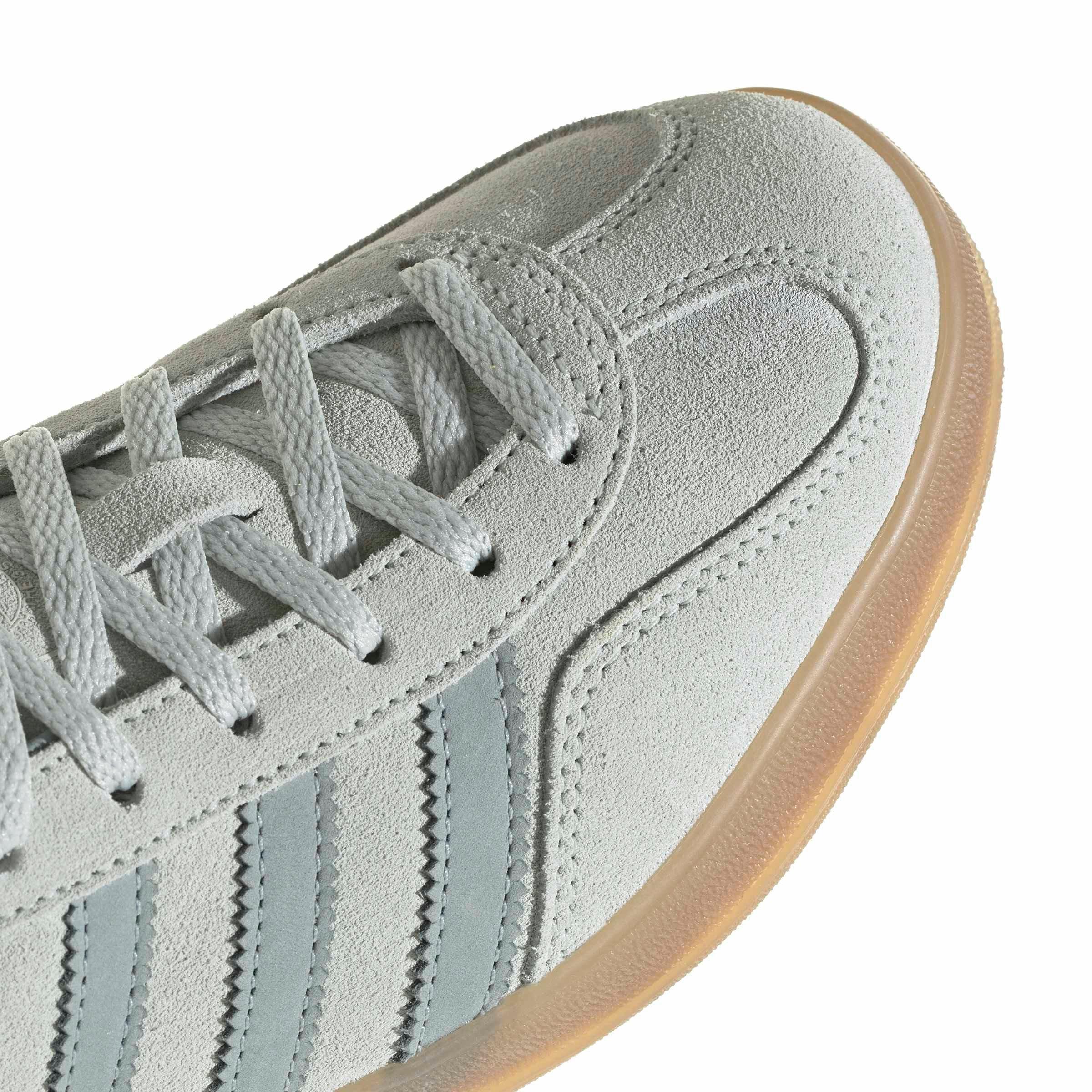 adidas Originals Gazelle Indoor "Linen Green/Wonder Sage/Gum 5" Women's Shoe - GREEN/SAGE/GUM Thumbnail View 8