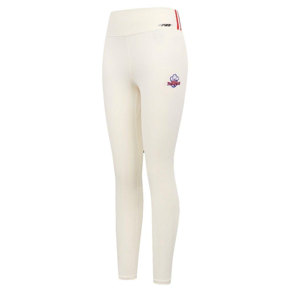 Pro Standard Women's MLB Texas Rangers Retro Classic Jersey Leggings - Eggshell - EGGSHELL Thumbnail View 1