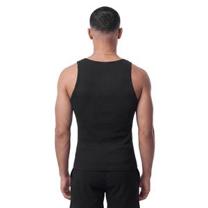L/AB c/o Off-White Clamp Arrows Slim Fit Ribbed Tank Tops (3 Pack) - Black - BLACK