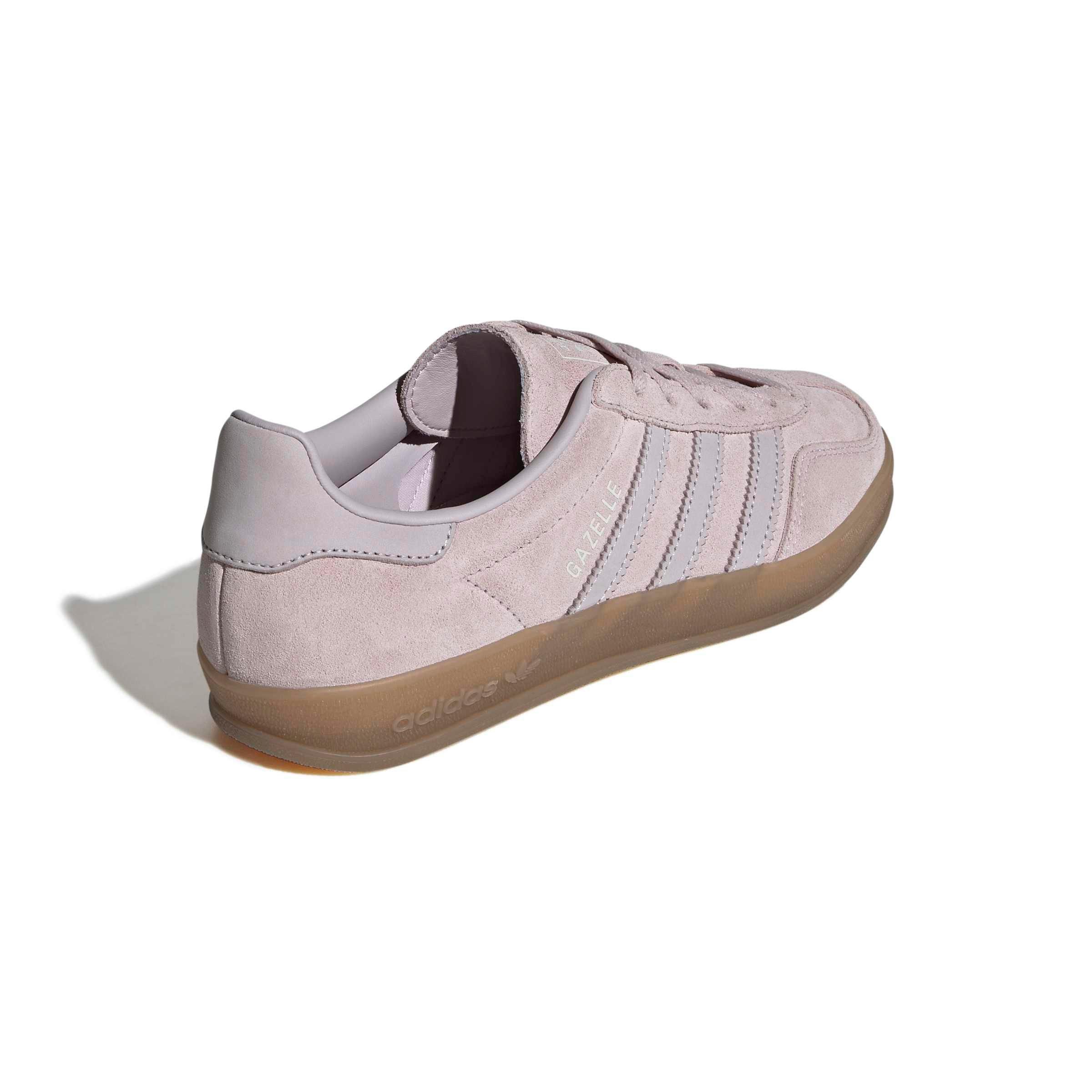 adidas Originals Gazelle Indoor "Almost Pink/Ice Purple/Gum 5" Women's Shoe - PINK/PURPLE/GUM Thumbnail View 4