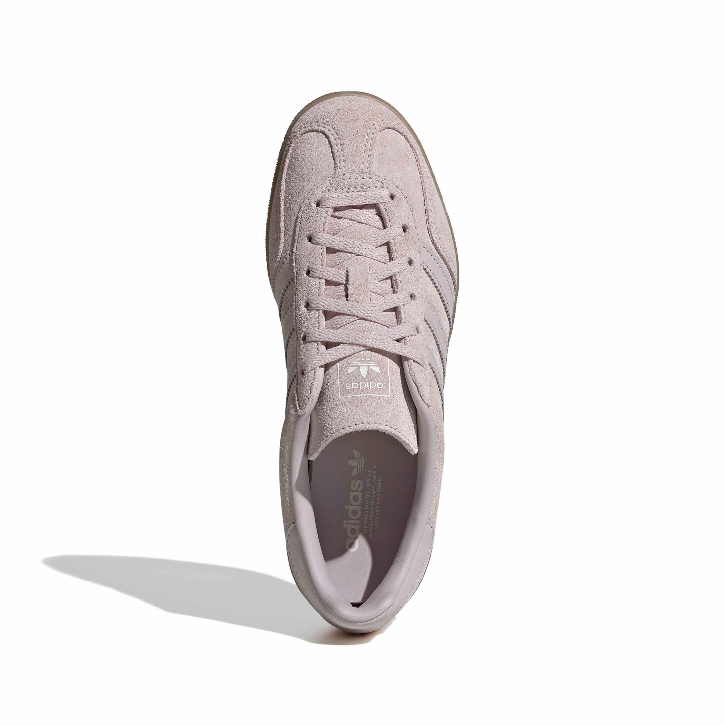 adidas Originals Gazelle Indoor "Almost Pink/Ice Purple/Gum 5" Women's Shoe - PINK/PURPLE/GUM Thumbnail View 5