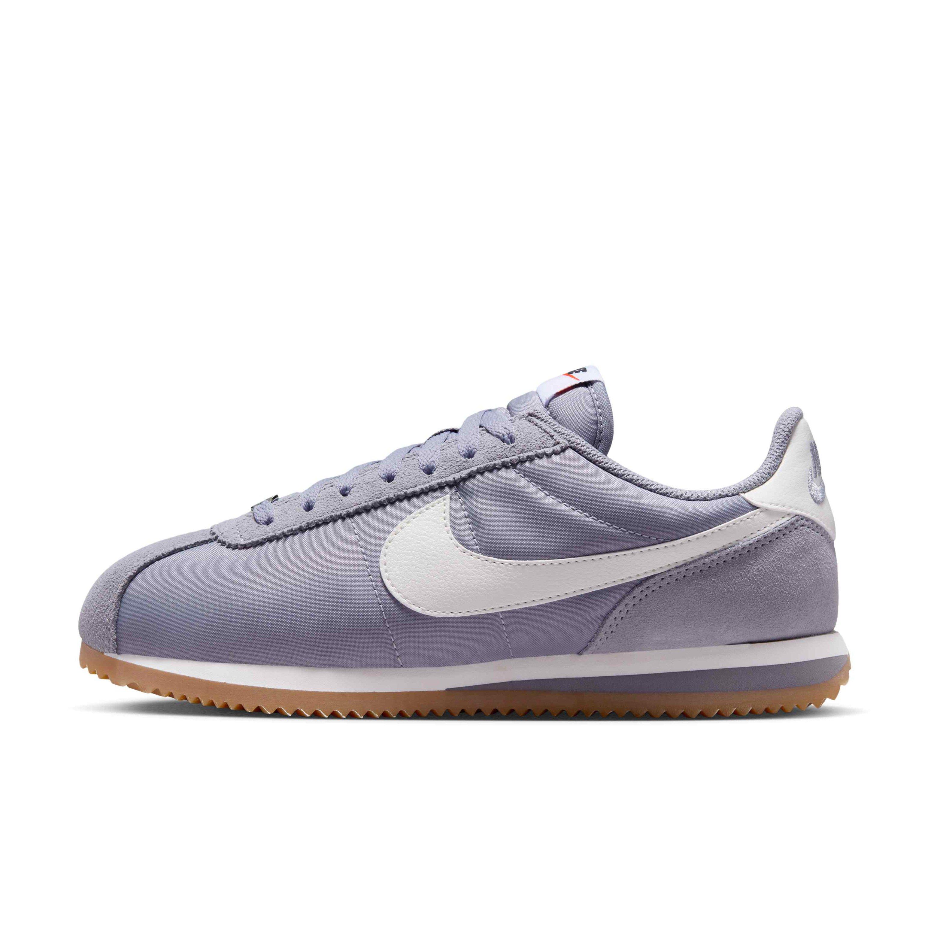 Nike Cortez Textile "Cement Grey/Gum Light Brown/Safety Orange/Sail" Women's Shoe - GREYLT BROWN/ORANGE/SAIL Thumbnail View 2