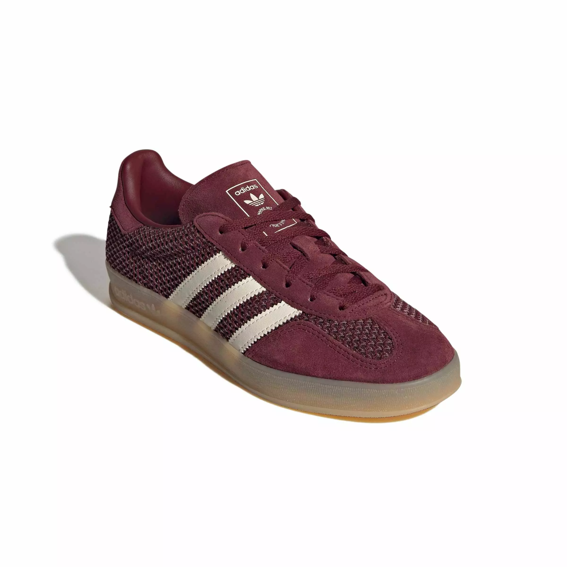 adidas Originals Gazelle Indoor "Shadow Red/Wonder Beige/Shadow Red" Women's Shoe - RED/BEIGE/RED
