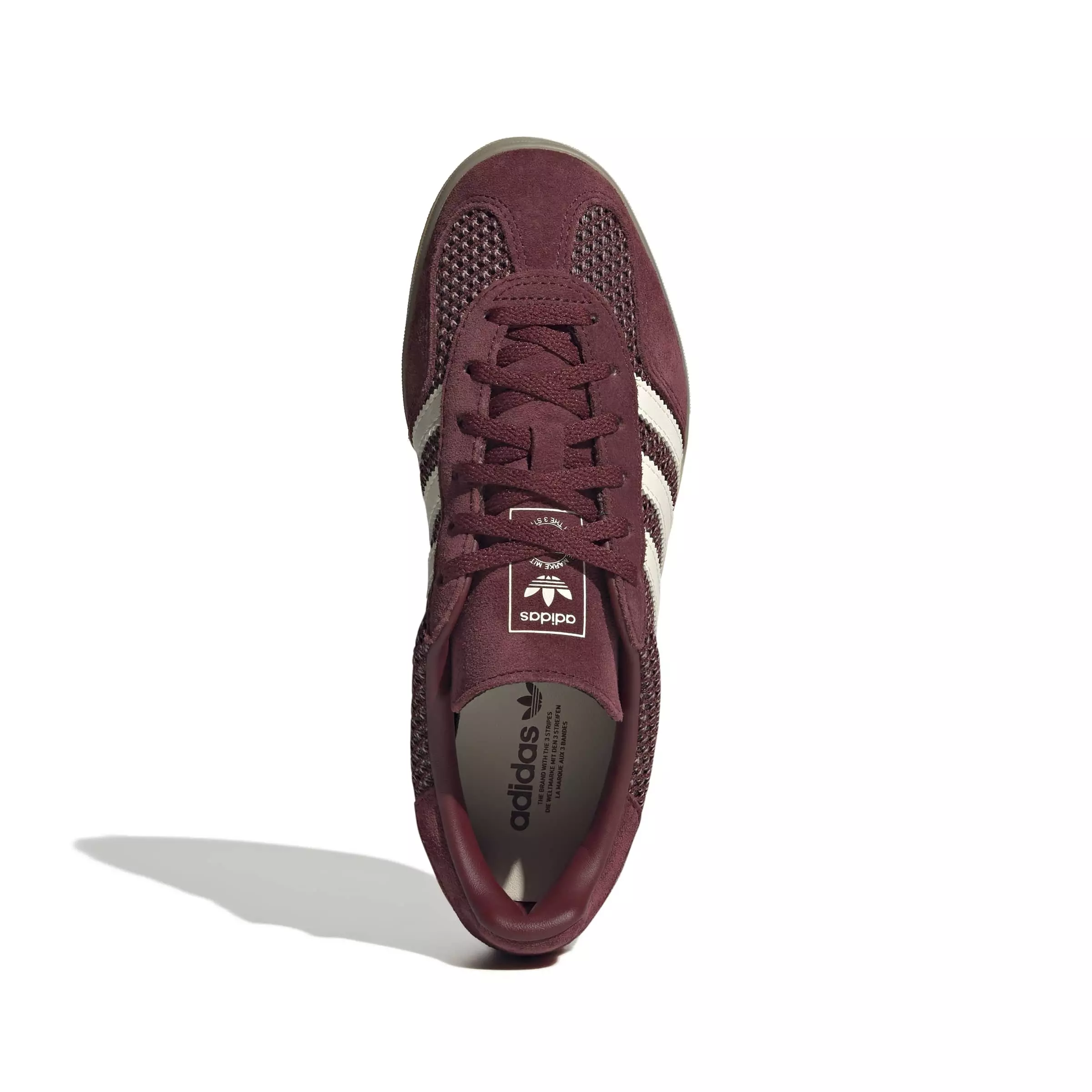 adidas Originals Gazelle Indoor "Shadow Red/Wonder Beige/Shadow Red" Women's Shoe - RED/BEIGE/RED