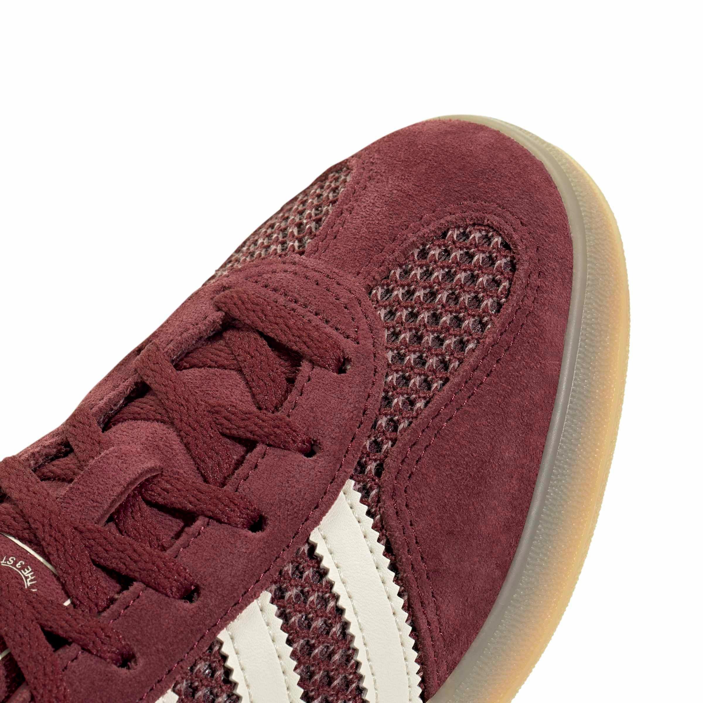 adidas Originals Gazelle Indoor "Shadow Red/Wonder Beige/Shadow Red" Women's Shoe - RED/BEIGE/RED Thumbnail View 7