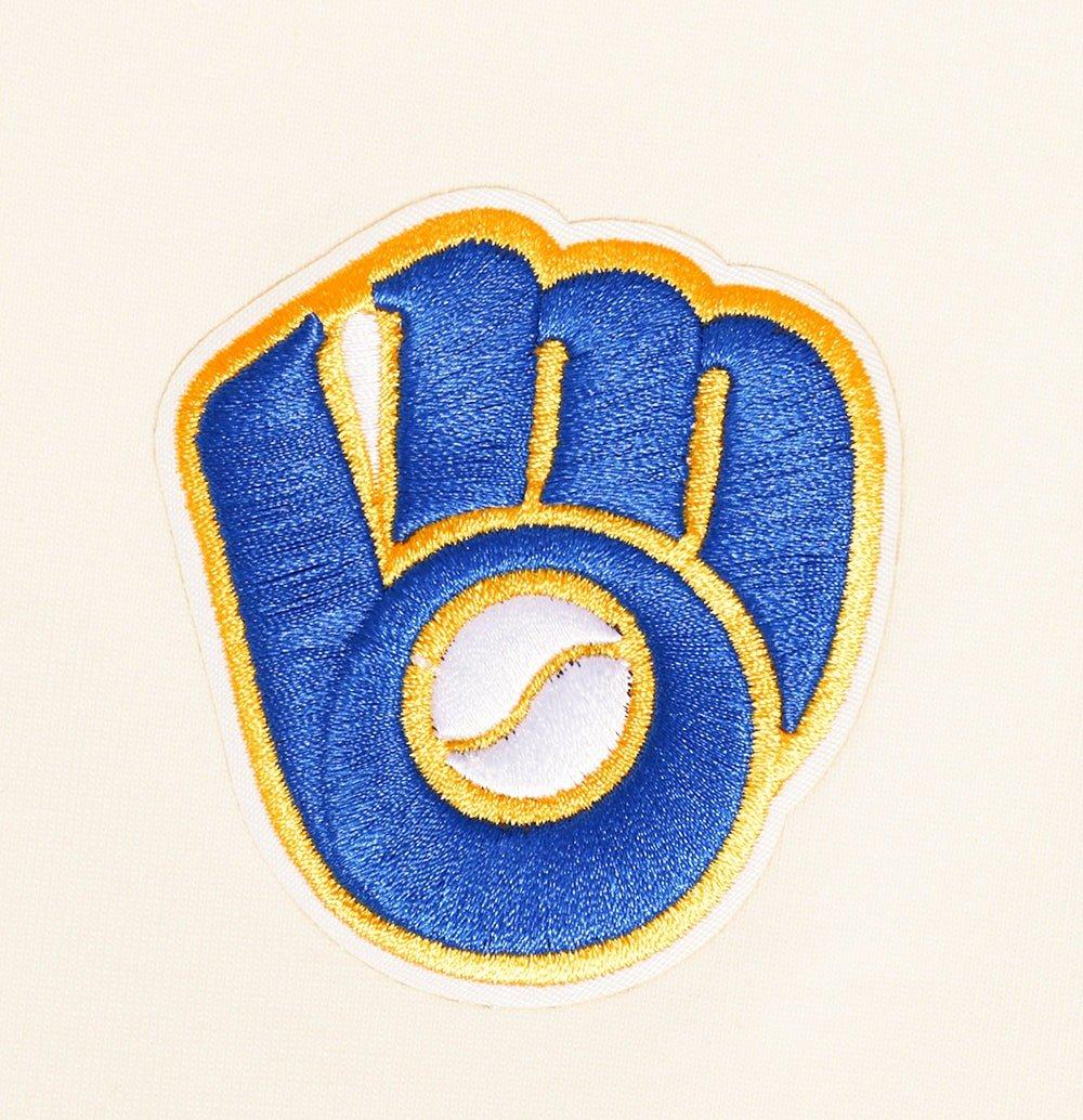 Pro Standard Women's MLB Milwaukee Brewers Retro Classic Jersey Leggings - Eggshell - EGGSHELL Thumbnail View 5