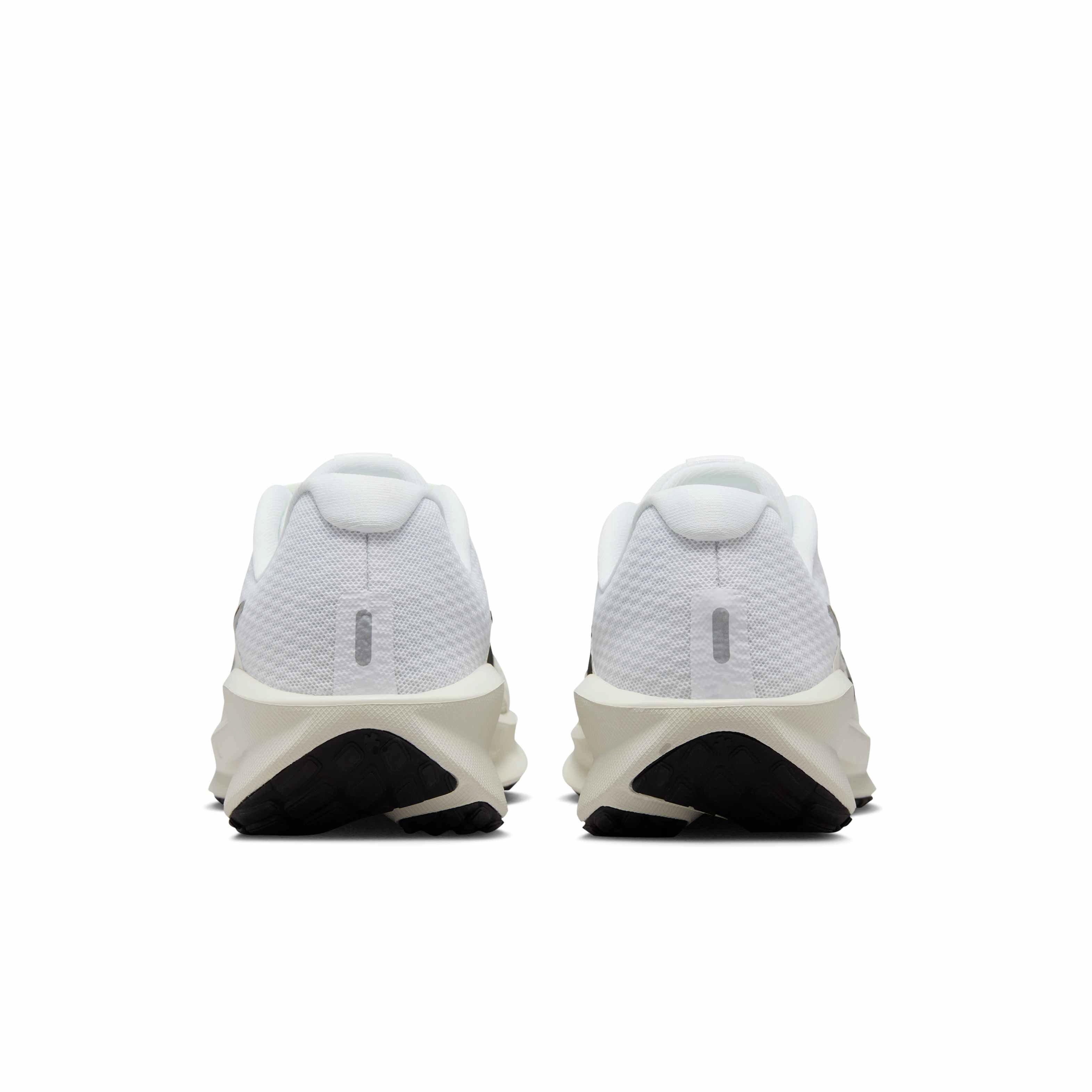 Nike Downshifter 13 "White/Black/Sail/Metallic Silver" Women's Running Shoe - WHITE/BLACK/SAIL/SILVER Thumbnail View 5