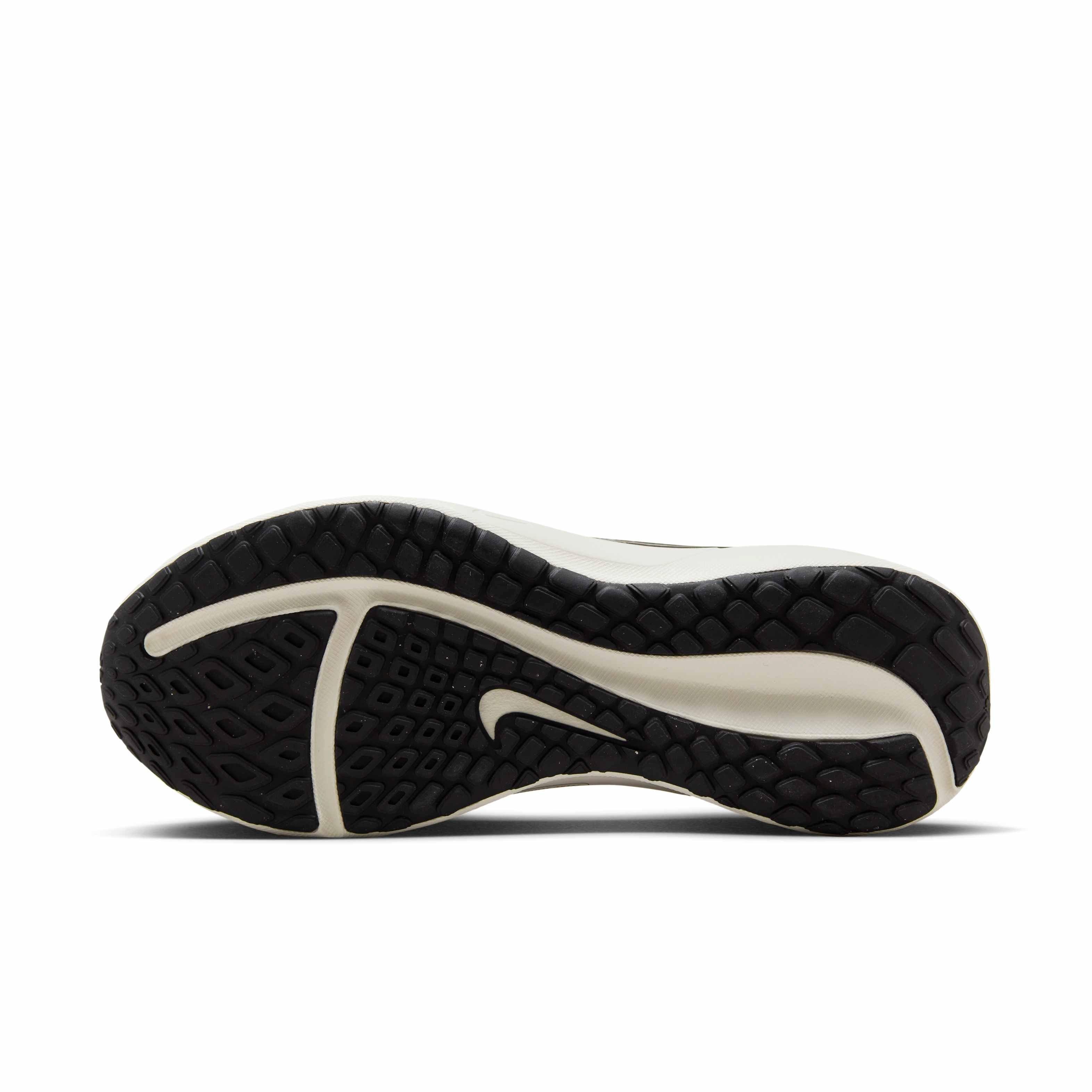 Nike Downshifter 13 "White/Black/Sail/Metallic Silver" Women's Running Shoe - WHITE/BLACK/SAIL/SILVER Thumbnail View 6