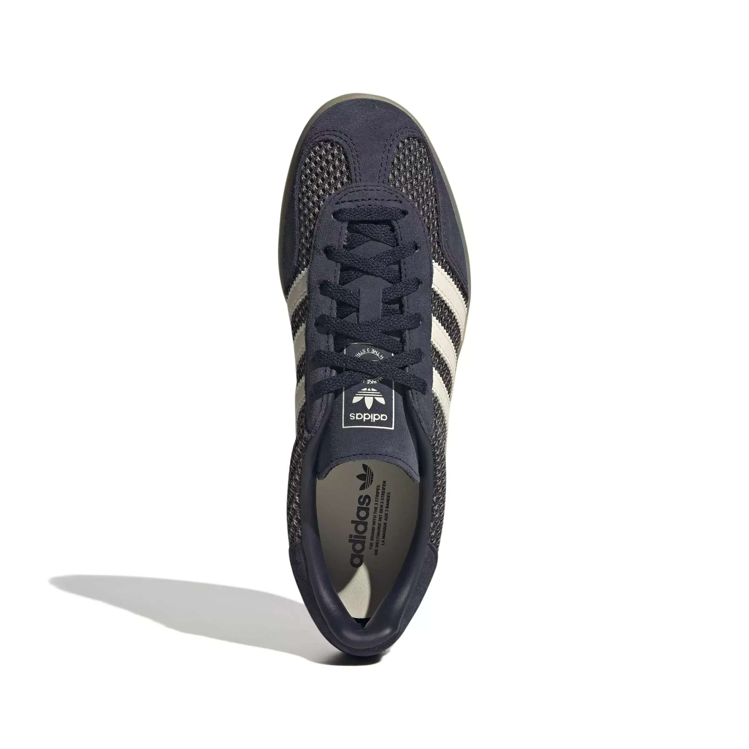 adidas Originals Gazelle Indoor "Legend Ink/Wonder Beige/Legend Ink" Women's Shoe - INK/BEIGE/INK