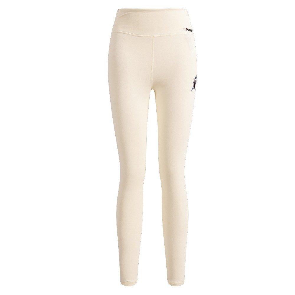 Pro Standard Women's MLB Miami Marlins Retro Classic Jersey Leggings - Eggshell - EGGSHELL Thumbnail View 3