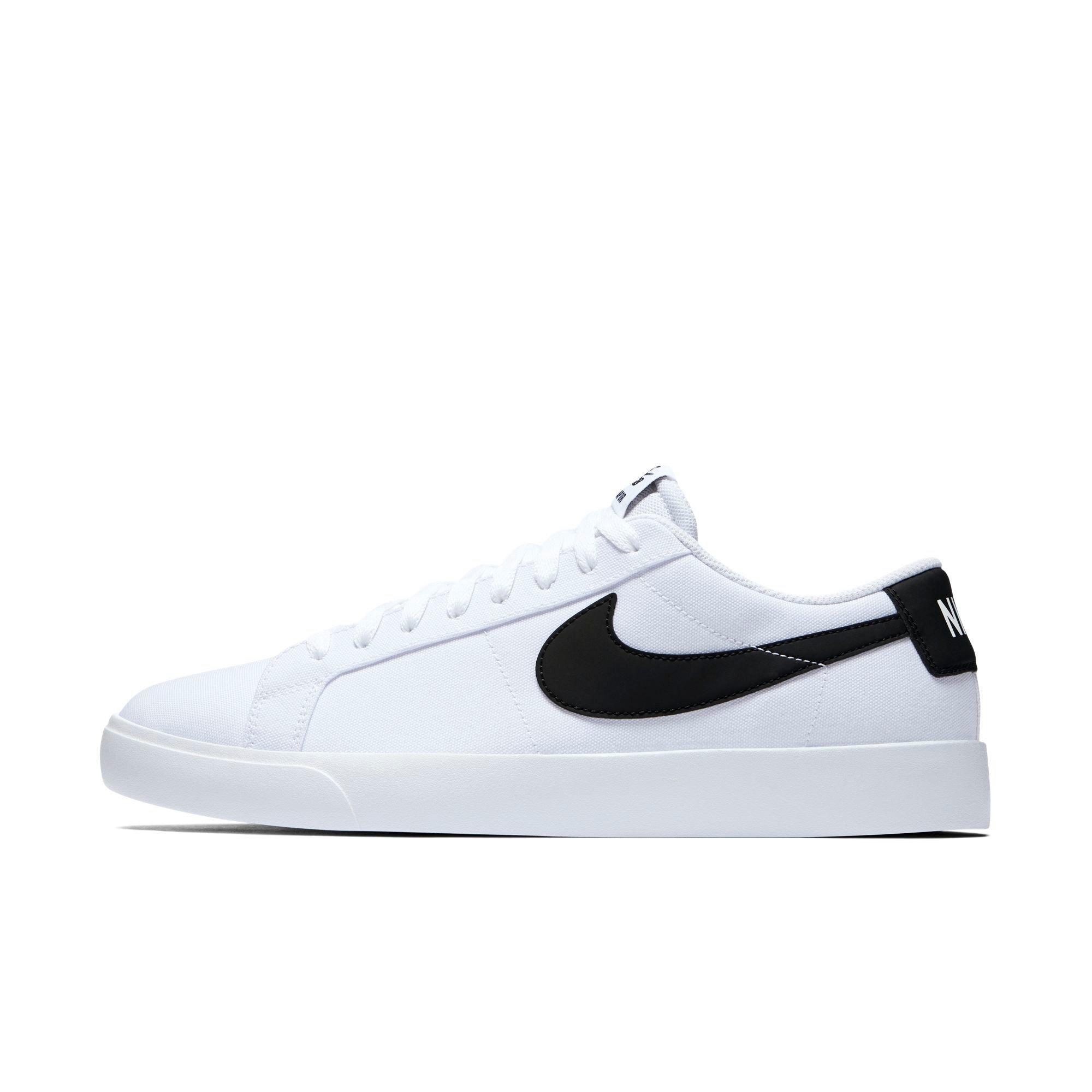 nike blazer low white black
