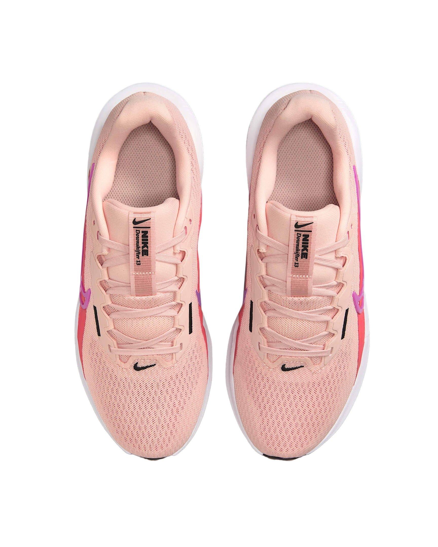 Nike Downshifter 13 "Washed Coral/Magic Ember/Black/Vivid Purple" Women's Running Shoe - CORAL/EMBER/BLACK/PURPLE Thumbnail View 3