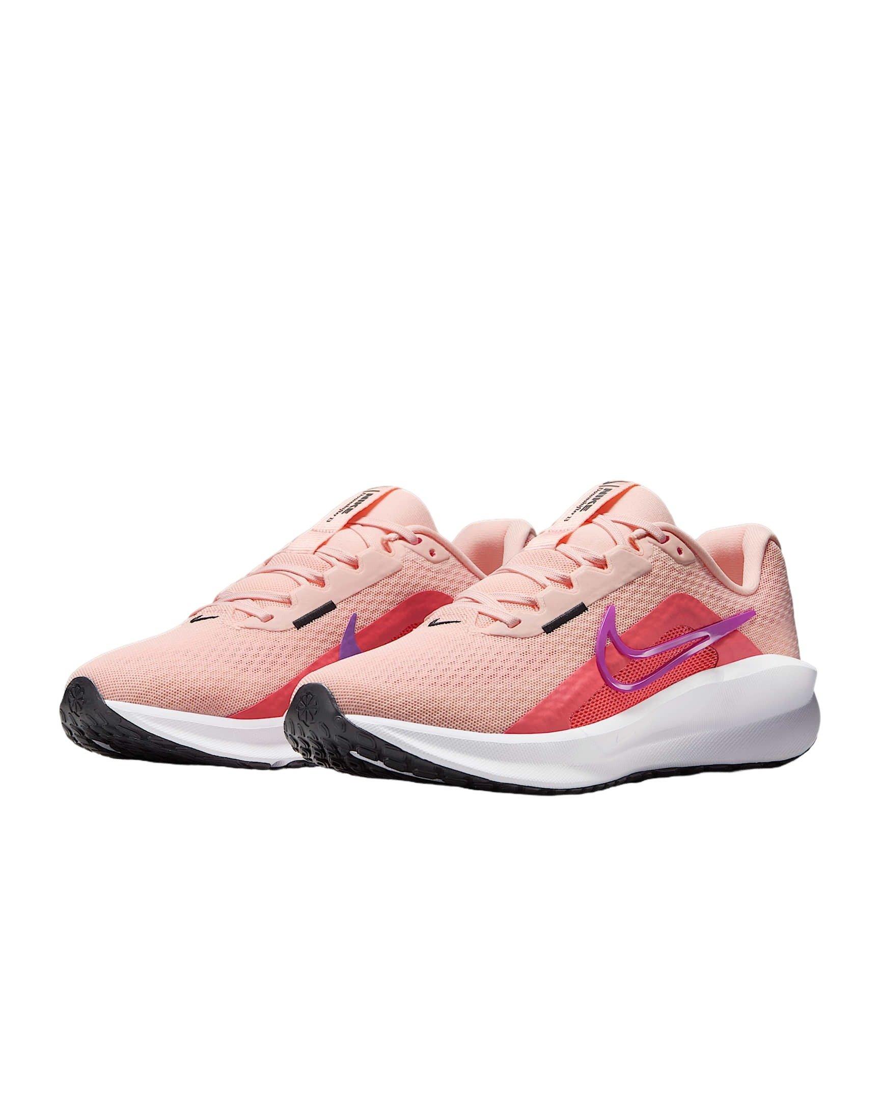 Nike Downshifter 13 "Washed Coral/Magic Ember/Black/Vivid Purple" Women's Running Shoe - CORAL/EMBER/BLACK/PURPLE Thumbnail View 4