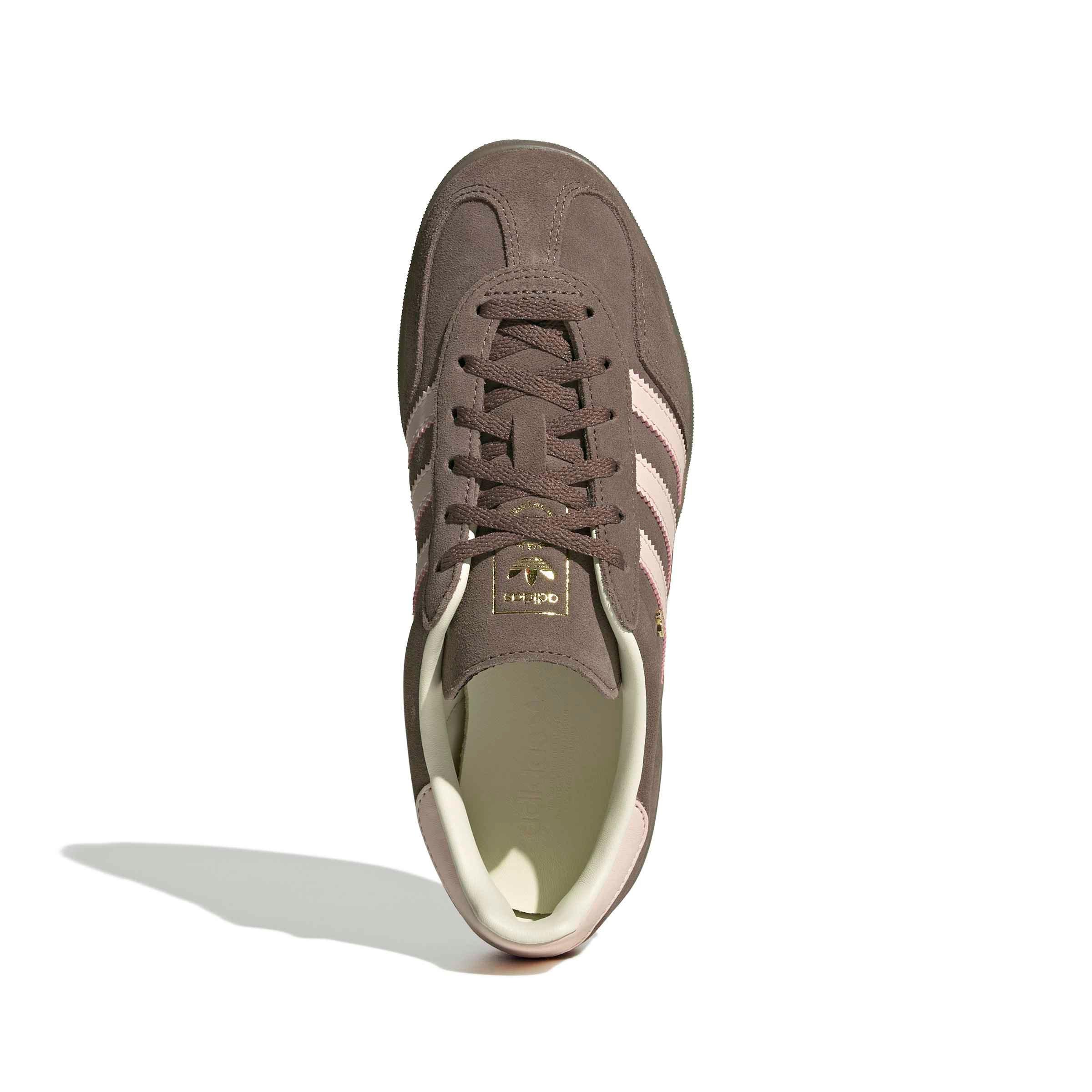 adidas Originals Gazelle Indoor "Earth Strata/Wonder Quartz/Gum 5" Women's Shoe - EARTH/QUARTZ/GUM Thumbnail View 5