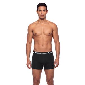 L/AB c/o Off-White Men's Diagonal 3" Trunk (3 Pack) - Black - BLACK