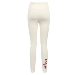 Pro Standard Women's MLB Cleveland Guardians Retro Classic Jersey Leggings - Eggshell