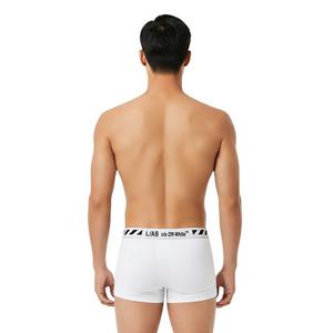 L/AB c/o Off-White Men's Diagonal 3" Trunk (3 Pack) - Black/White/Grey - BLACK/WHITE/GREY