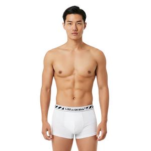 L/AB c/o Off-White Men's Diagonal 3" Trunk (3 Pack) - Black/White/Grey - BLACK/WHITE/GREY