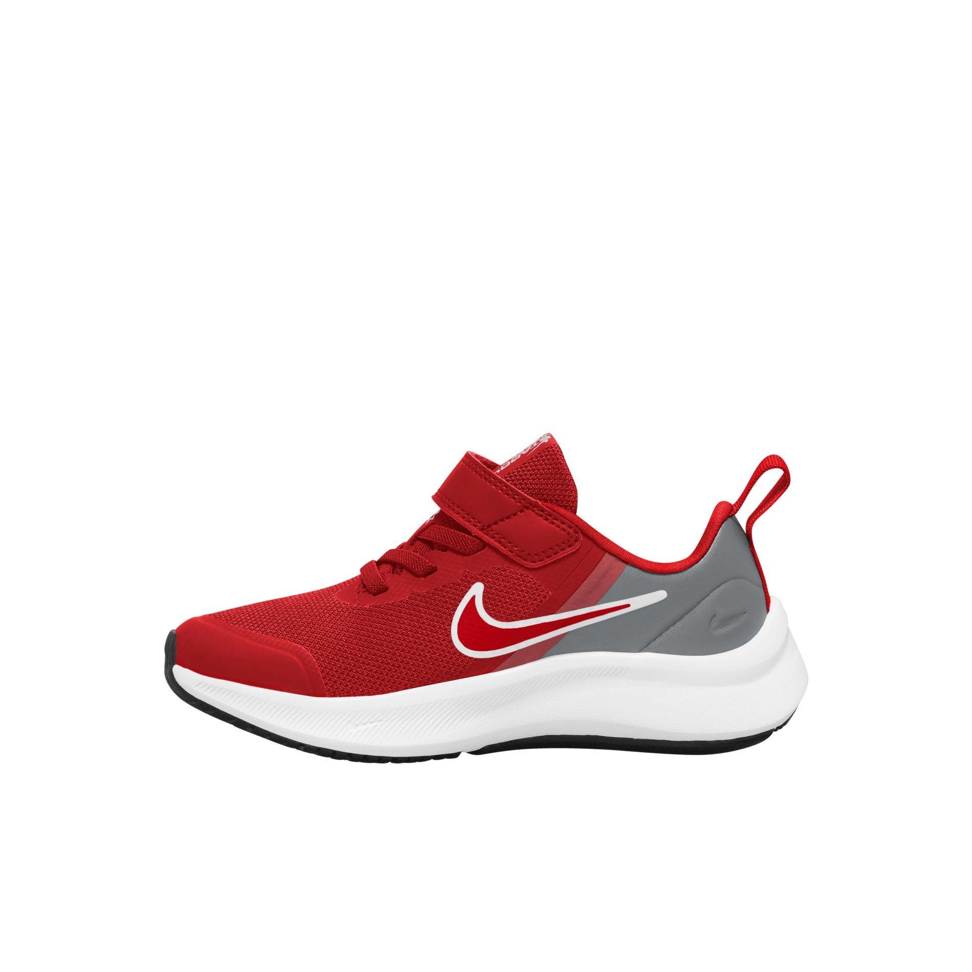 Nike Star Runner 3 "University Red/Smoke Grey" Preschool Boys' Running Shoe - RED Thumbnail View 2