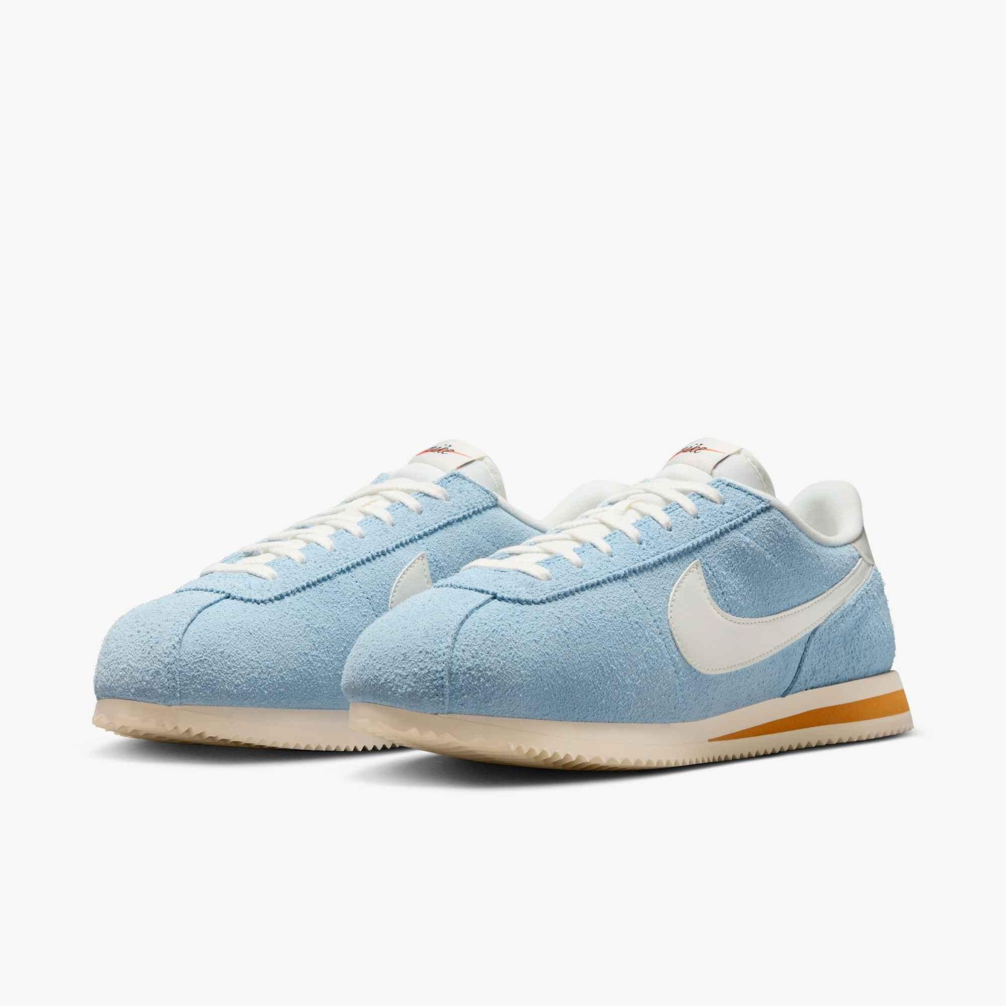 Nike Cortez SE Suede "Psychic Blue/Monarch/Muslin/Sail" Men's Shoe - BLUE/MONARCH/MUSLIN/SAIL Thumbnail View 4