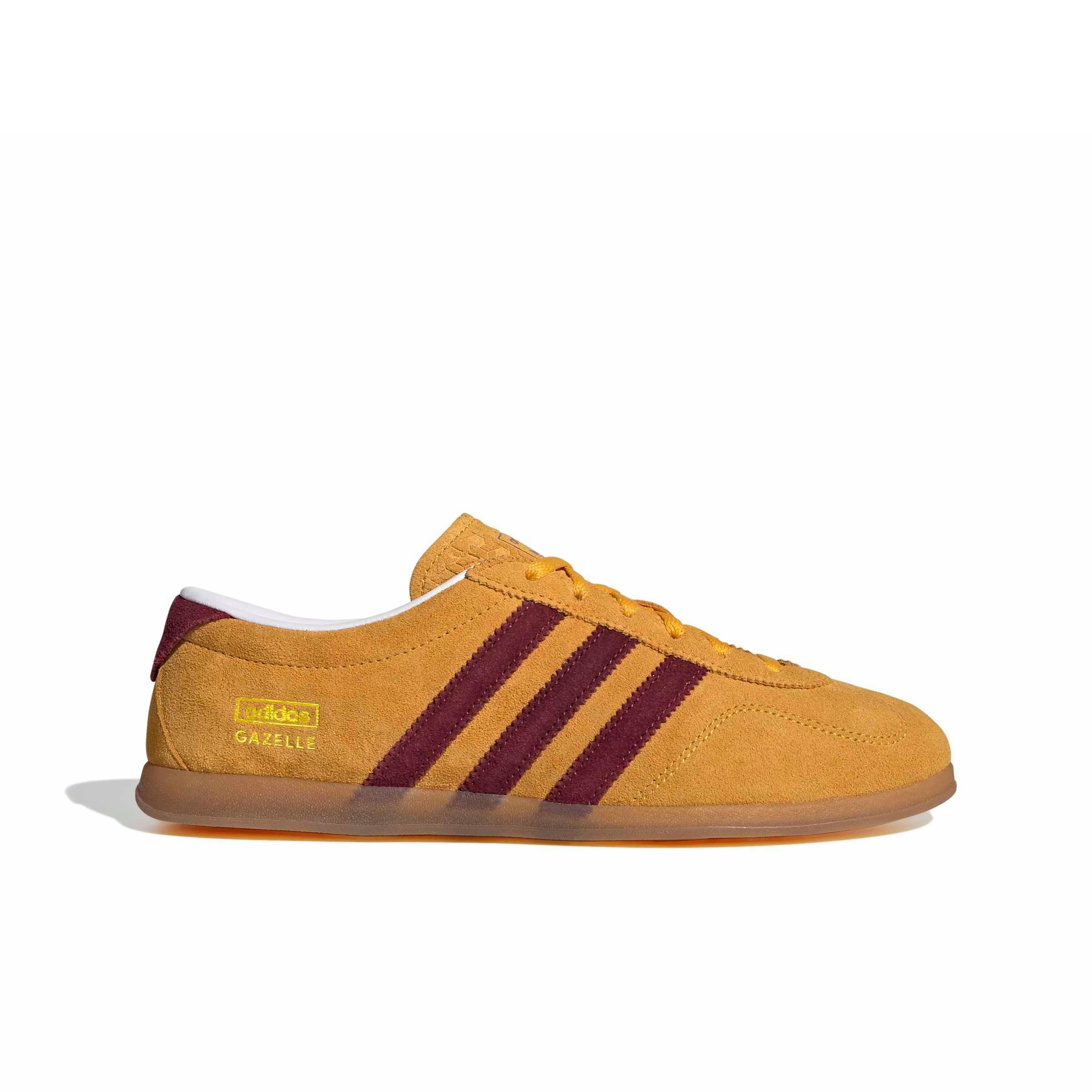 adidas Originals Gazelle Lo Pro "Crew Yellow/Shadow Red/Gum 3" Women's Shoe - YELLOW/RED/GUM Thumbnail View 1