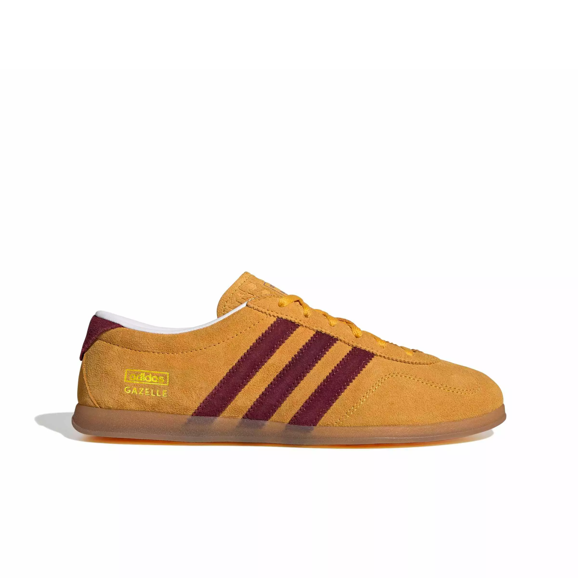 adidas Originals Gazelle Lo Pro "Crew Yellow/Shadow Red/Gum 3" Women's Shoe - YELLOW/RED/GUM