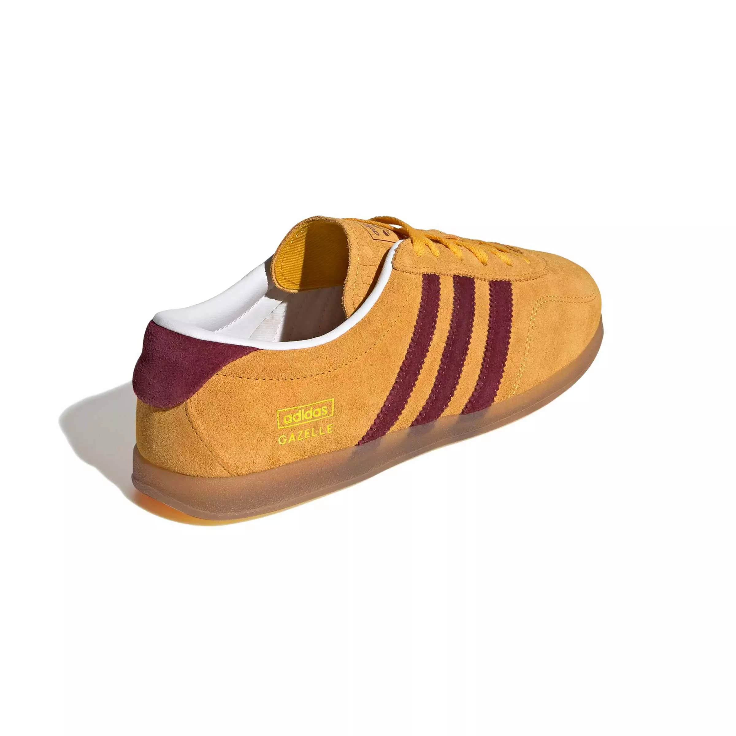 adidas Originals Gazelle Lo Pro "Crew Yellow/Shadow Red/Gum 3" Women's Shoe - YELLOW/RED/GUM