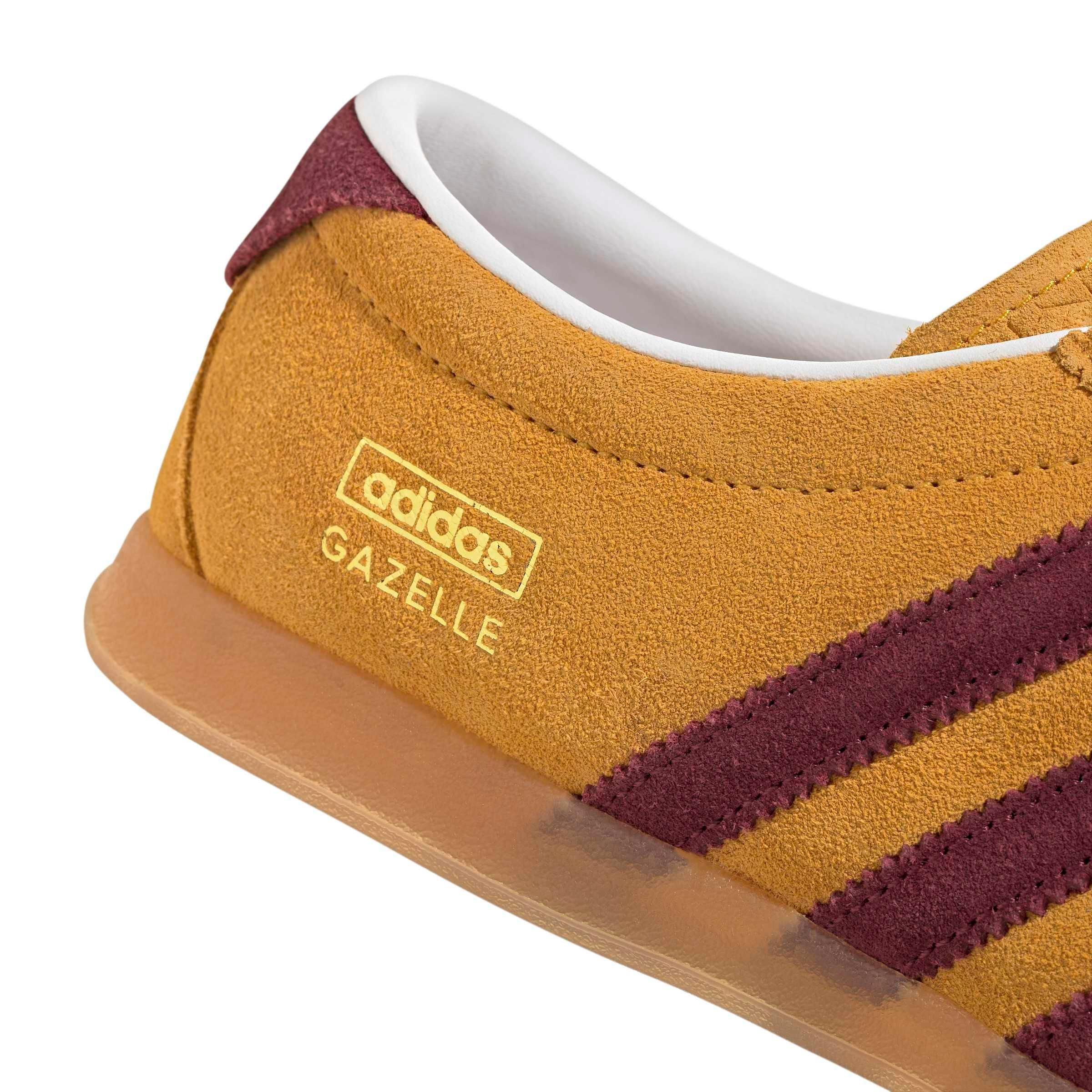 adidas Originals Gazelle Lo Pro "Crew Yellow/Shadow Red/Gum 3" Women's Shoe - YELLOW/RED/GUM Thumbnail View 7
