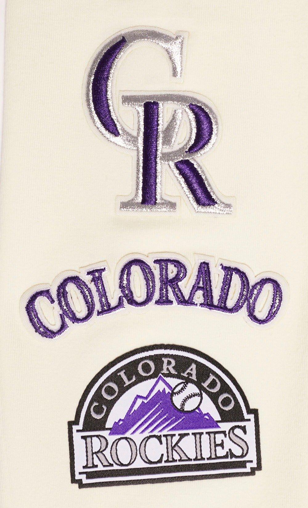 Pro Standard Women's MLB Colorado Rockies Retro Classic Jersey Leggings - Eggshell - EGGSHELL Thumbnail View 6