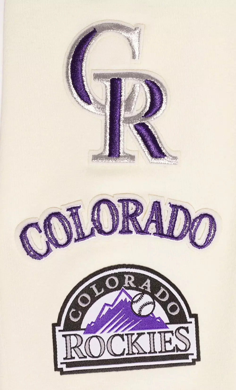 Pro Standard Women's MLB Colorado Rockies Retro Classic Jersey Leggings - Eggshell - EGGSHELL