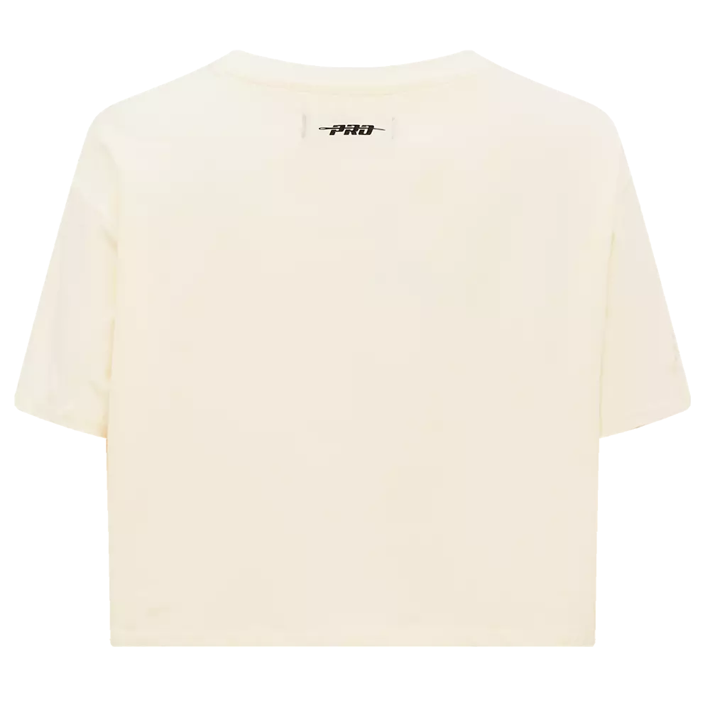 Pro Standard Women's Chicago White Sox Retro Classic Boxy Tee - Eggshell - EGGSHELL