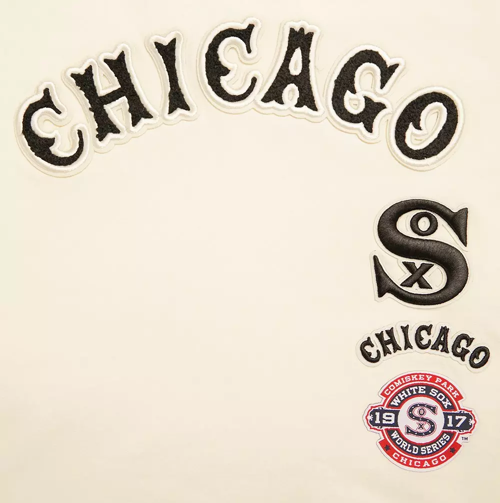 Pro Standard Women's Chicago White Sox Retro Classic Boxy Tee - Eggshell - EGGSHELL