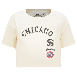 Pro Standard Women's Chicago White Sox Retro Classic Boxy Tee - Eggshell