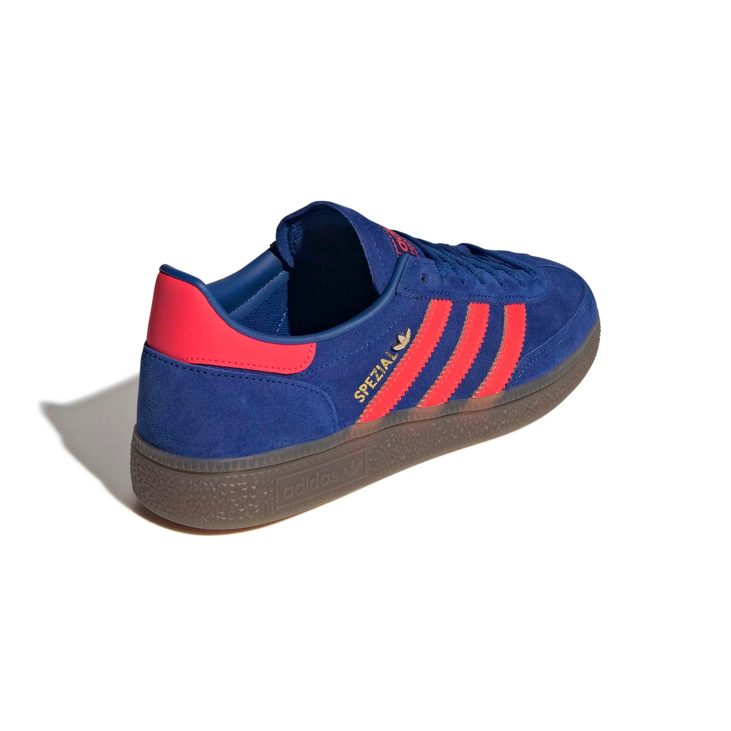 adidas Originals Handball Spezial "Collegiate Royal/Solar Red/Gold Metallic" Women's Shoe - ROYAL/RED/GOLD Thumbnail View 4