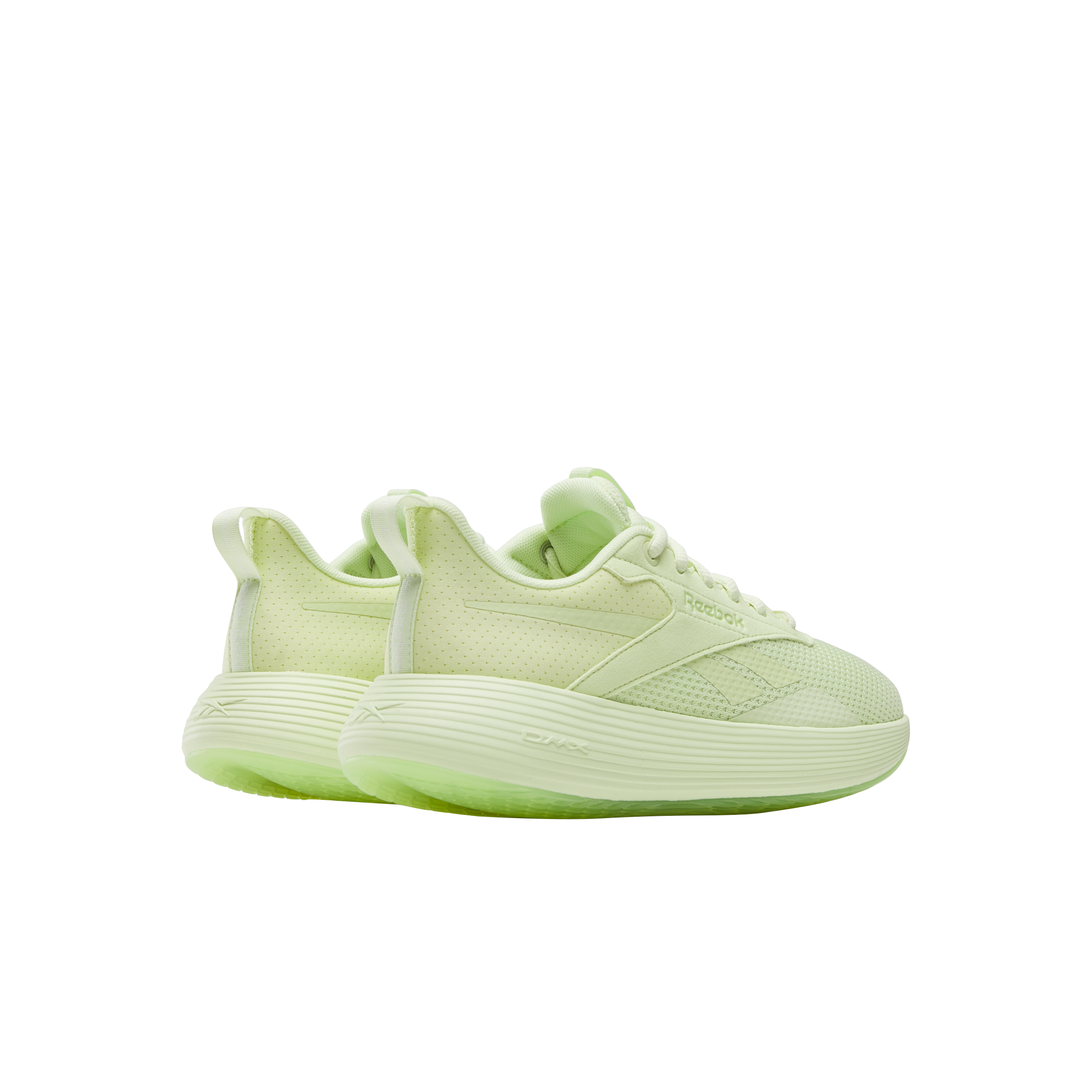 Reebok DMX Comfort + "Citrus Glow/White/Steely Fog" Women's Walking Shoe - CITRUS/WHITE/FOG Thumbnail View 3