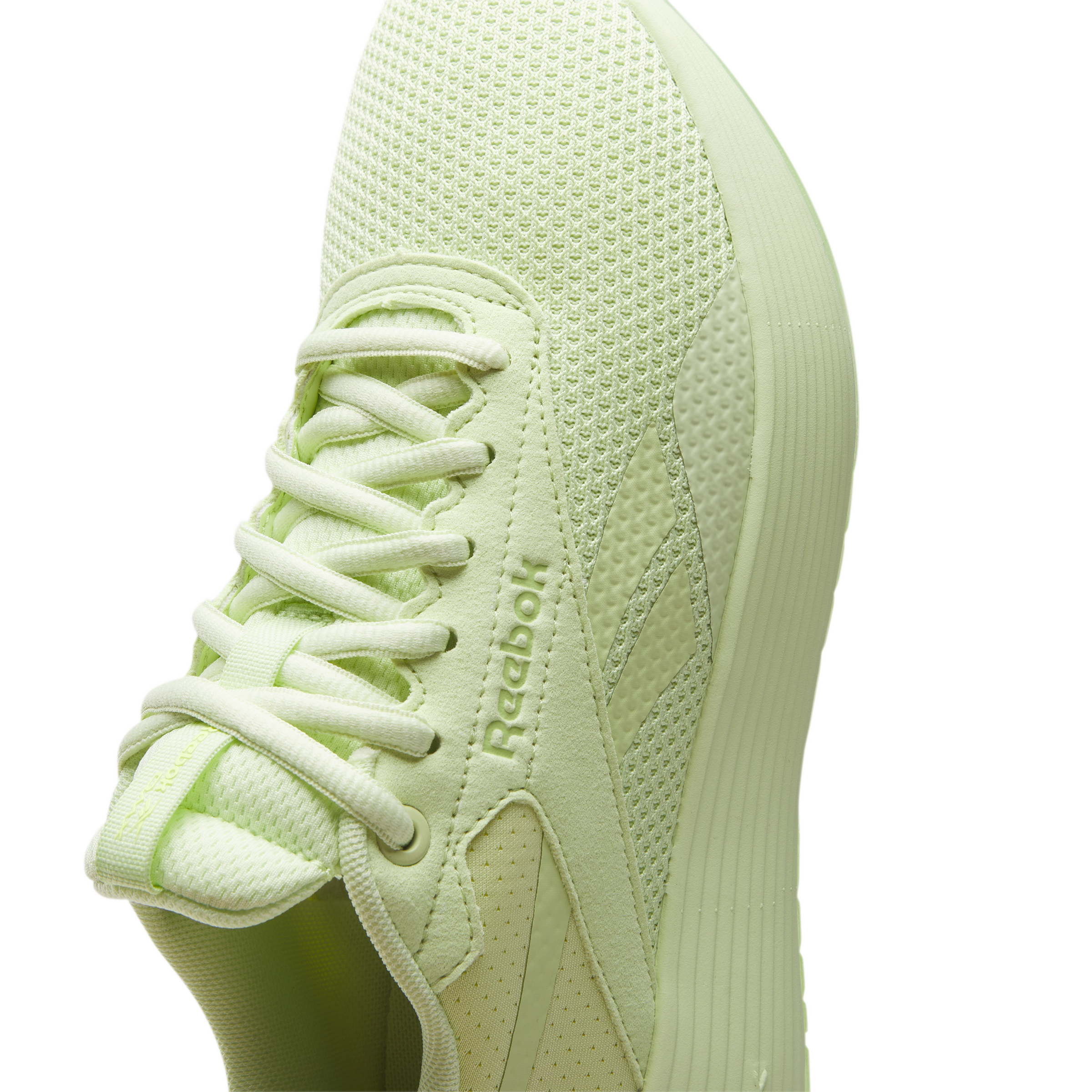 Reebok DMX Comfort + "Citrus Glow/White/Steely Fog" Women's Walking Shoe - CITRUS/WHITE/FOG Thumbnail View 6