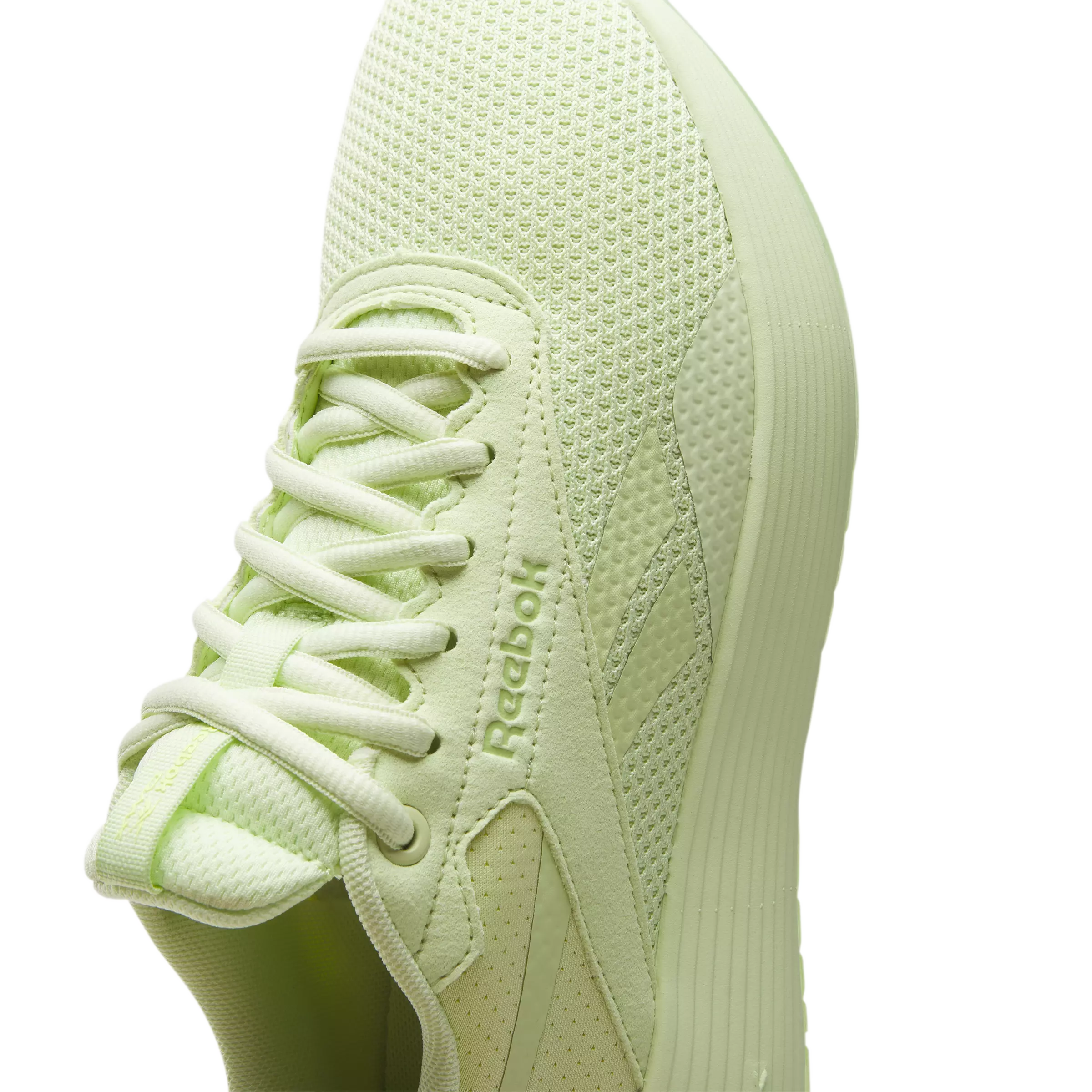 Reebok DMX Comfort + "Citrus Glow/White/Steely Fog" Women's Walking Shoe - CITRUS/WHITE/FOG