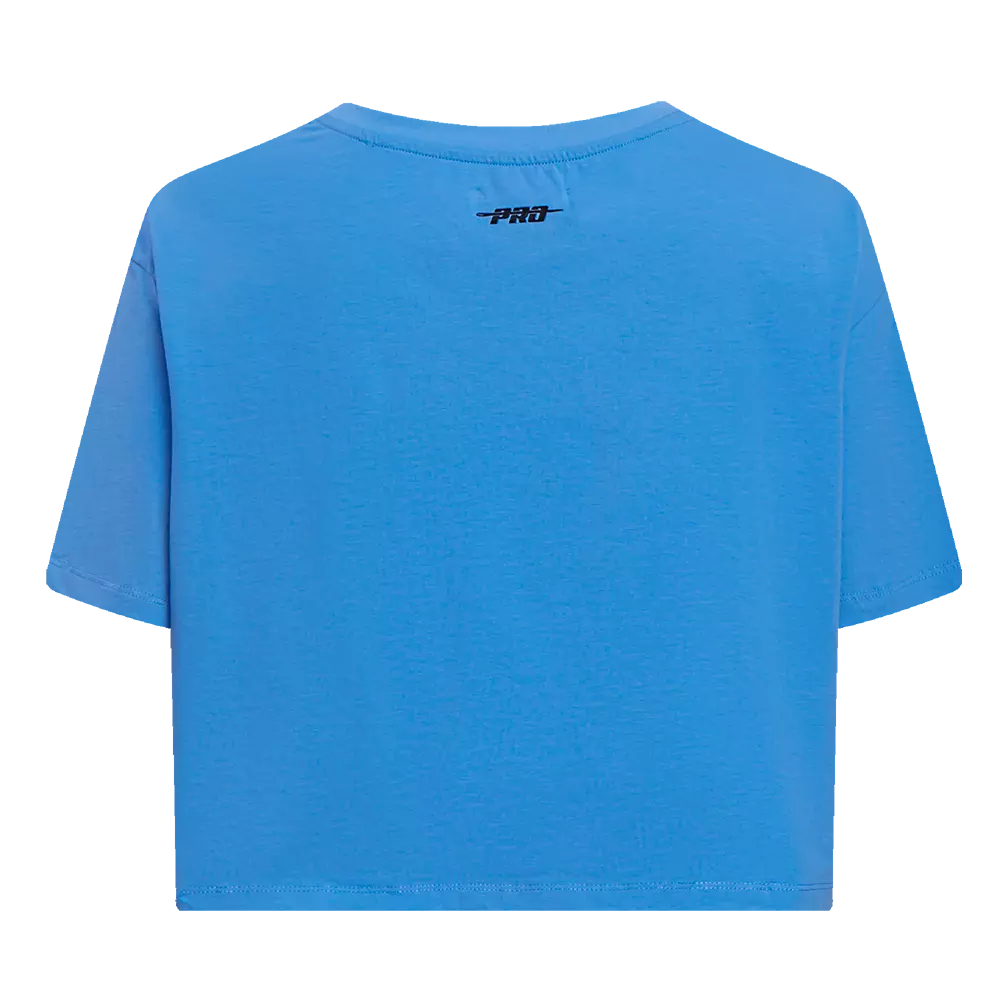 Pro Standard Women's Chicago White Sox Retro Classic Boxy Tee - University Blue - UNIVERSITY BLUE