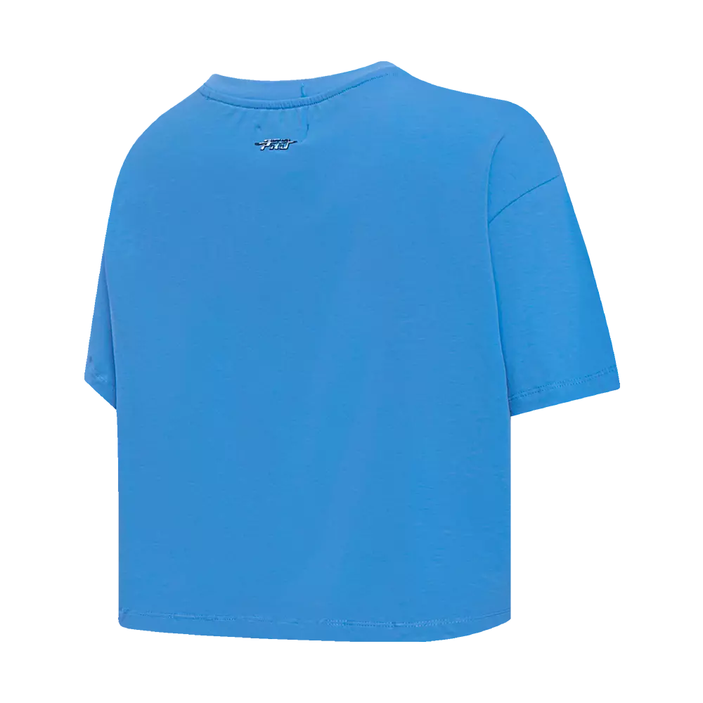 Pro Standard Women's Chicago White Sox Retro Classic Boxy Tee - University Blue - UNIVERSITY BLUE