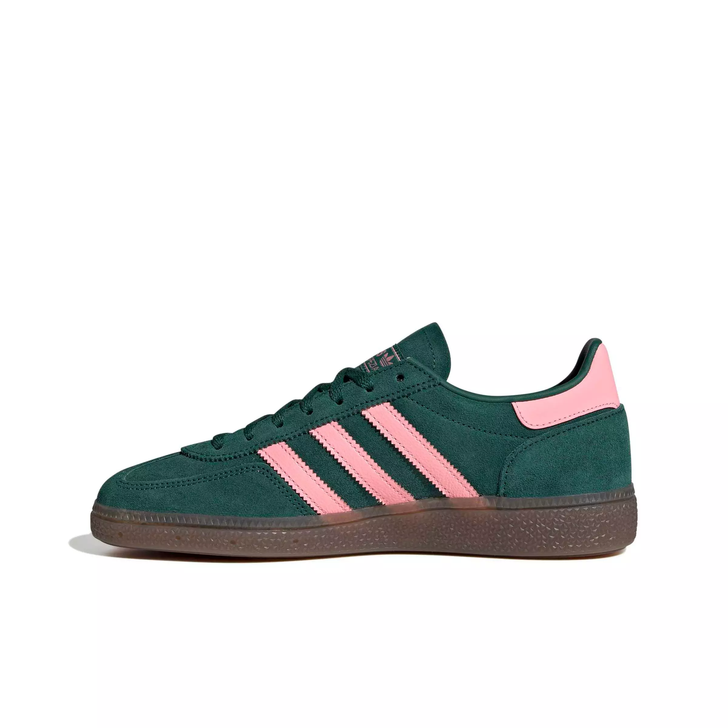 adidas Originals Handball Spezial "Collegiate Green/Pink Spark/Gold Metallic" Women's Shoe - GREEN/PINK/GOLD