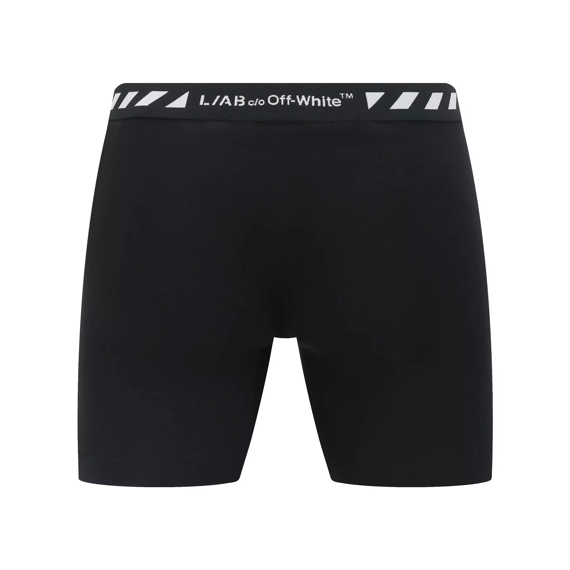 L/AB c/o Off-White Men's Diagonal 6" Boxer Briefs - Black - BLACK