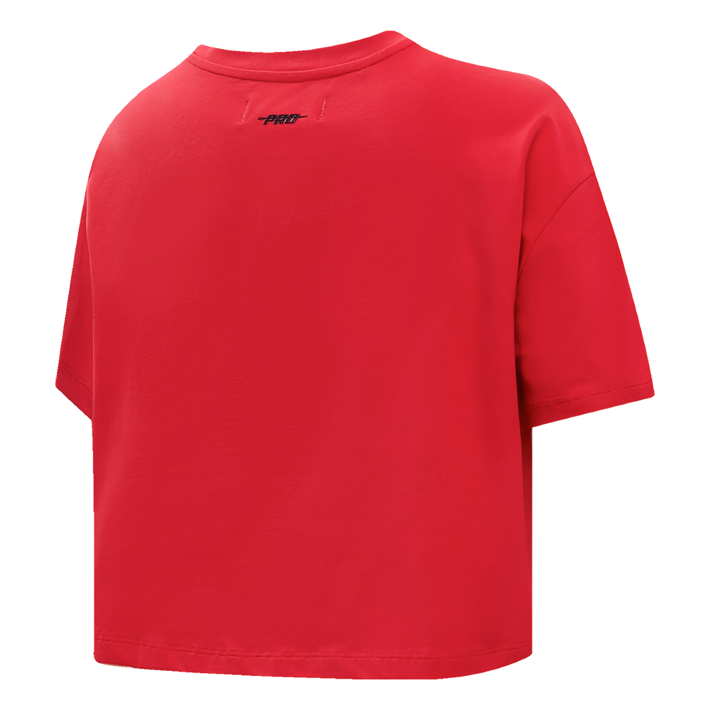 Pro Standard Women's St. Louis Cardinals Retro Classic Boxy Tee - Red - RED Thumbnail View 4