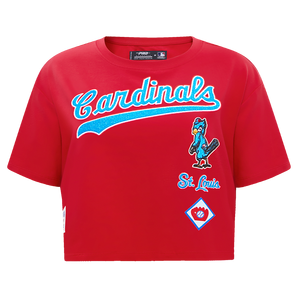 Pro Standard Women's St. Louis Cardinals Retro Classic Boxy Tee - Red