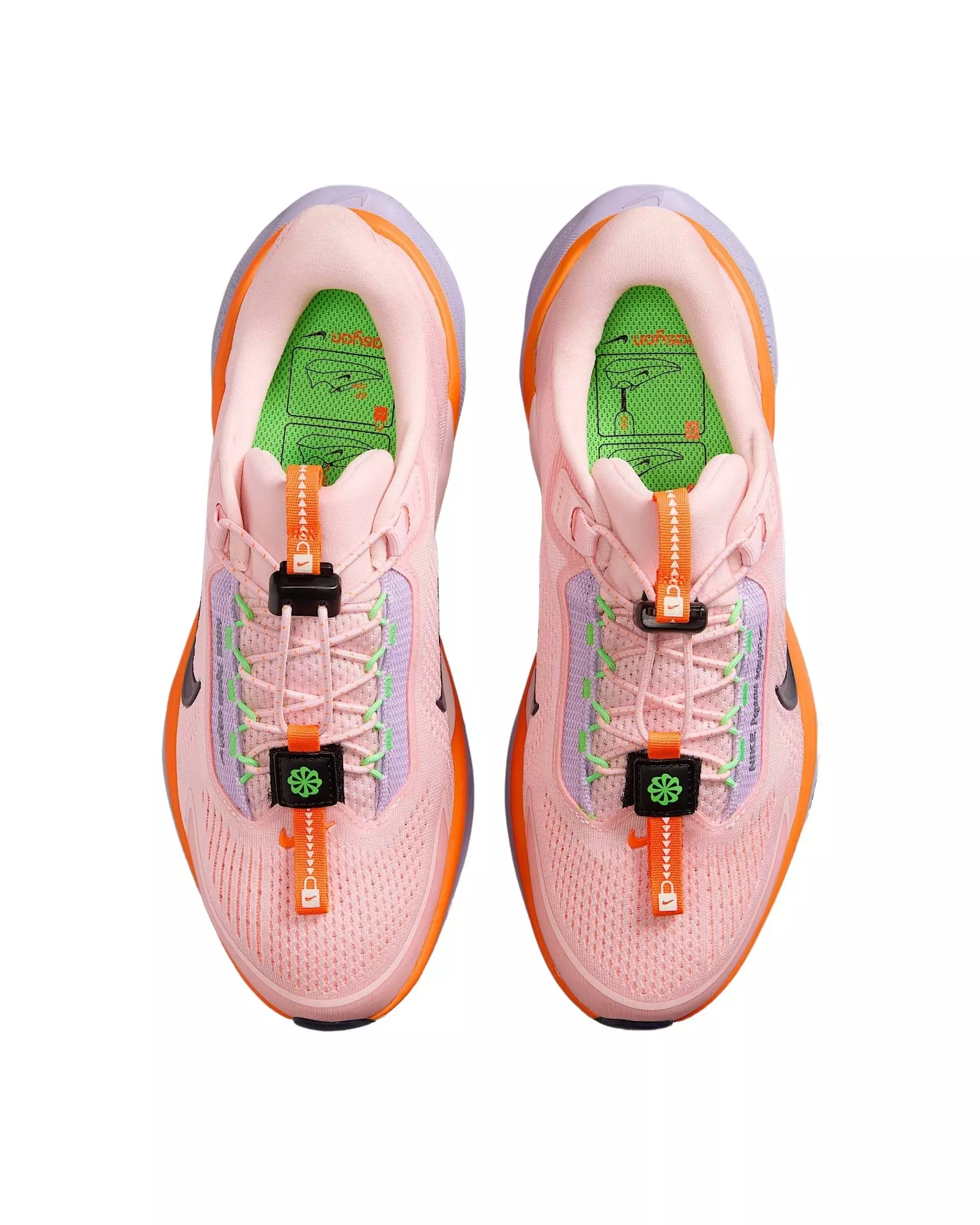 Nike Pegasus EasyOn "Atmosphere/Total Orange/Hydrangeas/Obsidian" Women's Running Shoe - ATMOSPHERE/ORANGE/HYDRANGEAS/OBSIDIAN